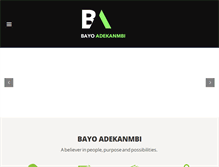 Tablet Screenshot of bayoadekanmbi.com